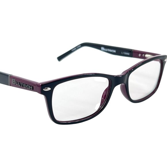 Blutech On The Edge Kids Eyeglass Frames Black Laminate - Picture 4 of 5